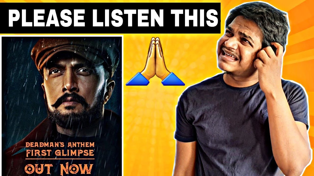 Vikrant Rona Glimpse - Deadman's Anthem REACTION | A Reply To Kannada Industry |