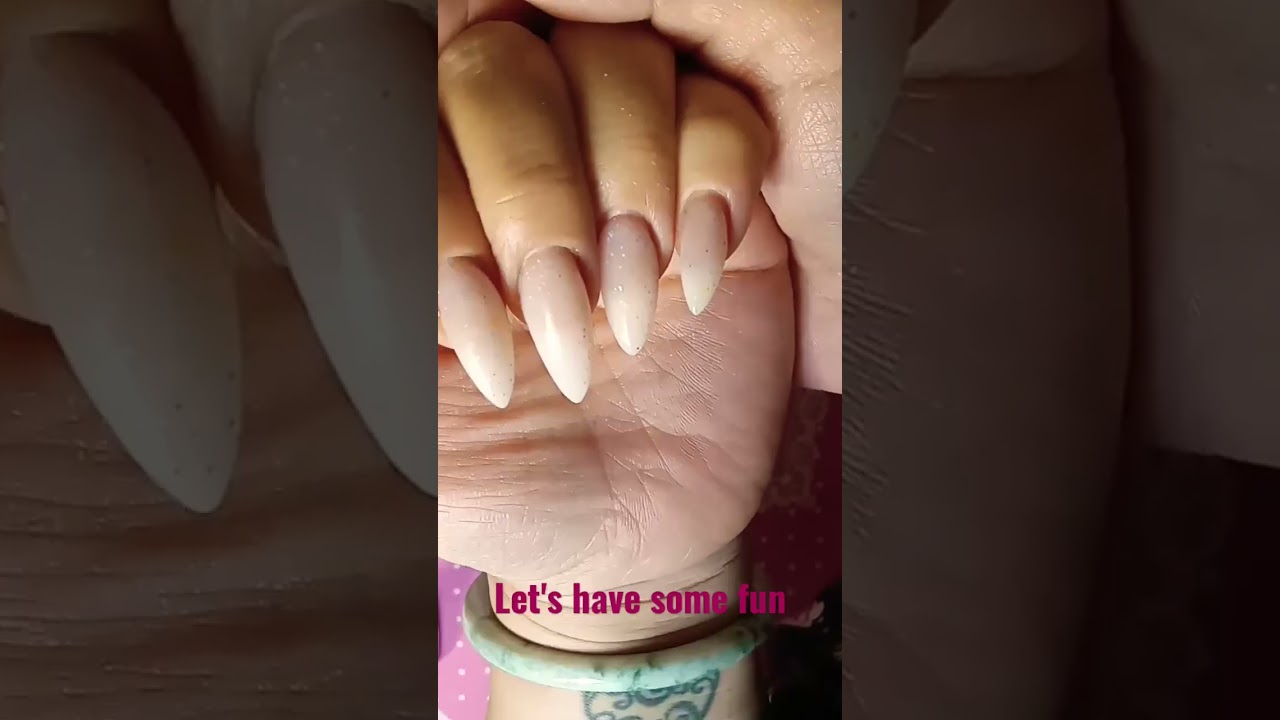 cute 3D heart nail set. Let's have dome fun 