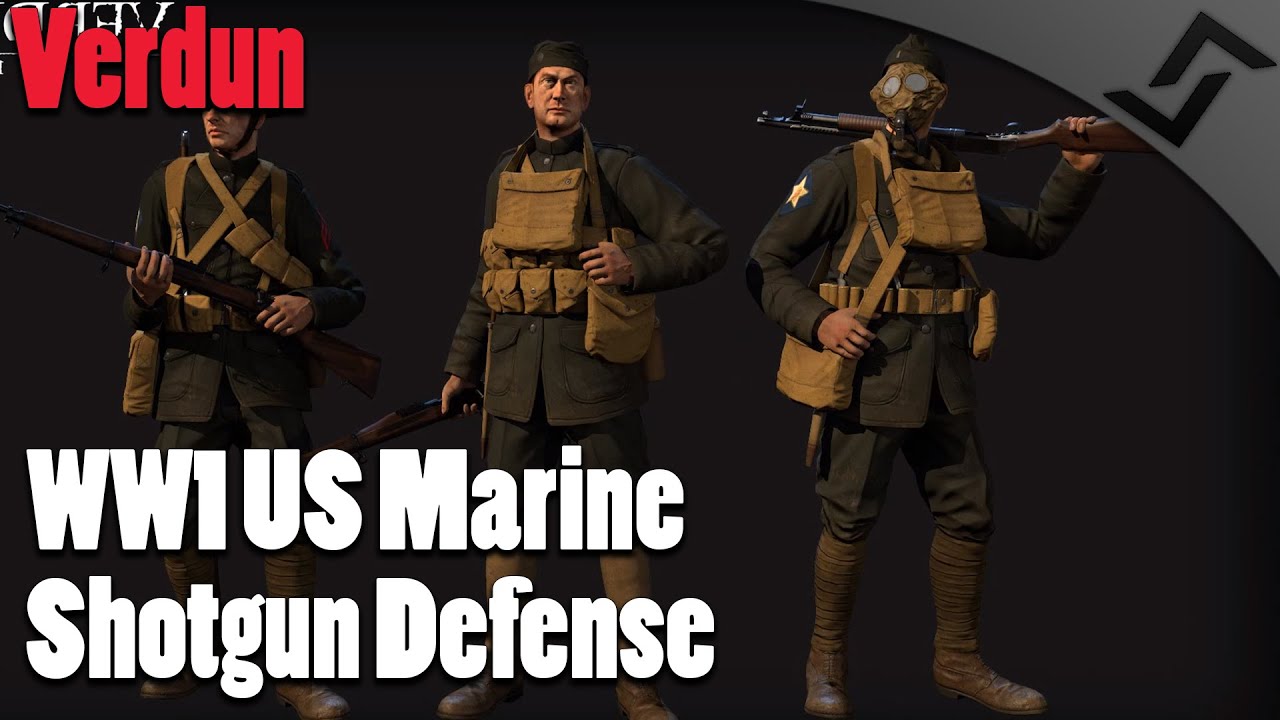 Verdun WW1 US Marines Shotgun Defense Verdun PVE COOP Gameplay YouTube