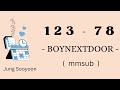 BOYNEXTDOOR 123 78 Mmsub BOYNEXTDOOR 123 78 Mmsub