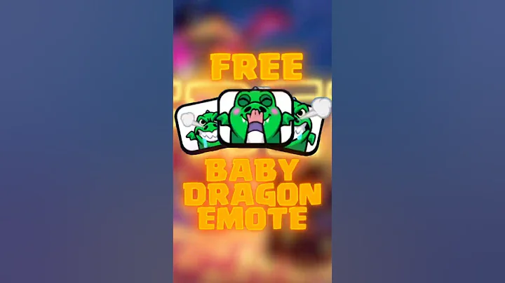 NEW FREE Baby Dragon Emote Clash Royale