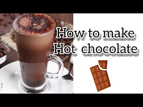 How to make  Hot chocolate  | barista training |