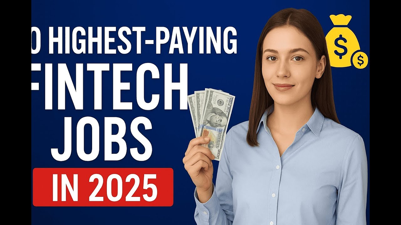 💰 Top 10 Fintech Careers That Pay the Most | Best Jobs in Finance ...