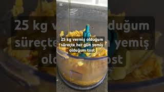 25 Kg Vermiş Olduğum Süreçte Her Gün Kahvaltıda Muhakkak Ki Tüketmiş Olduğum Tostun