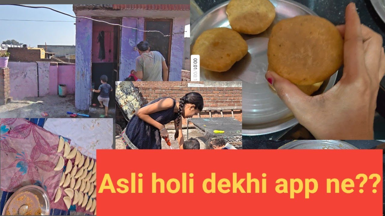 Holi Ki Subah Aisa Hua Ki Main Shock Reh Gayi 😳 | Aage Jo Hua… 😱/Pati Ne kheli lathmar Holi#holi