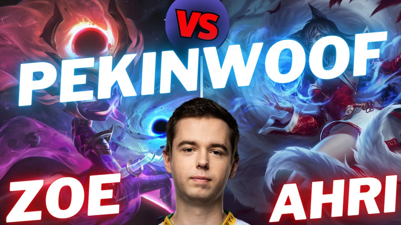 ПЕКИНВУФ | ЗОИ ПРОТИВ АХРИ | ГЕЙМПЛЕЙ НА СРЕДНЕЙ ЛИНИИ | Патч 15.24 / Сезон 15 | 