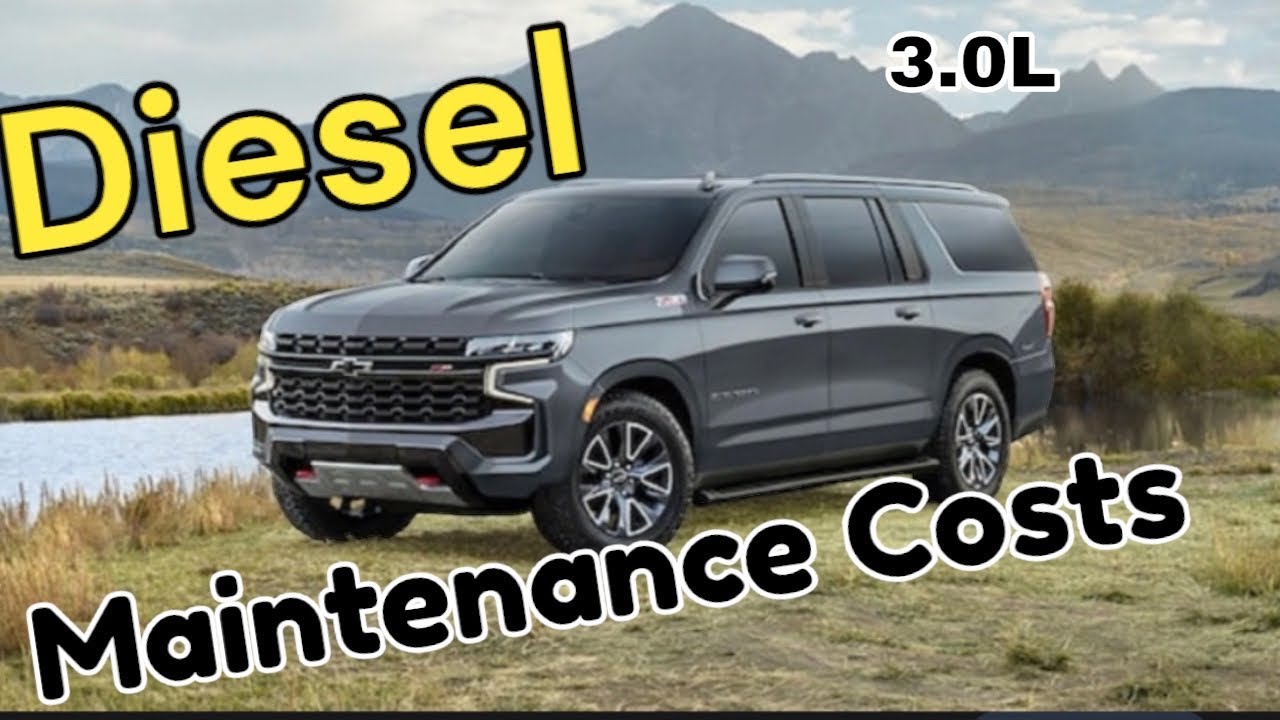 Yukon 3.0L LM2 Diesel Maintenance Costs vs 5.3L V8 Gas Engine - YouTube