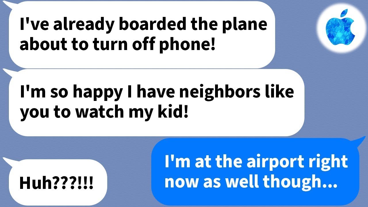 【Apple】My neighbor of mine left her premature infant on my doorstep in freezing weather while he was