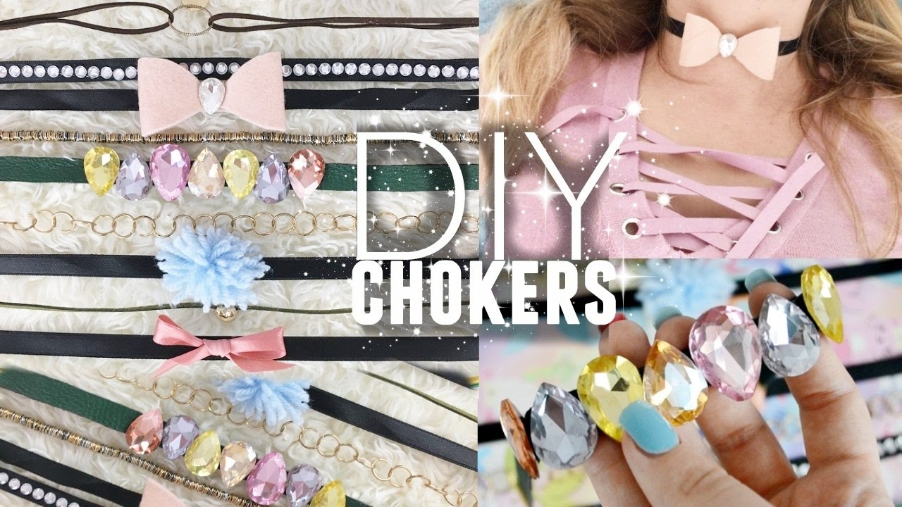 5 DIY chokers, EASY chokers
