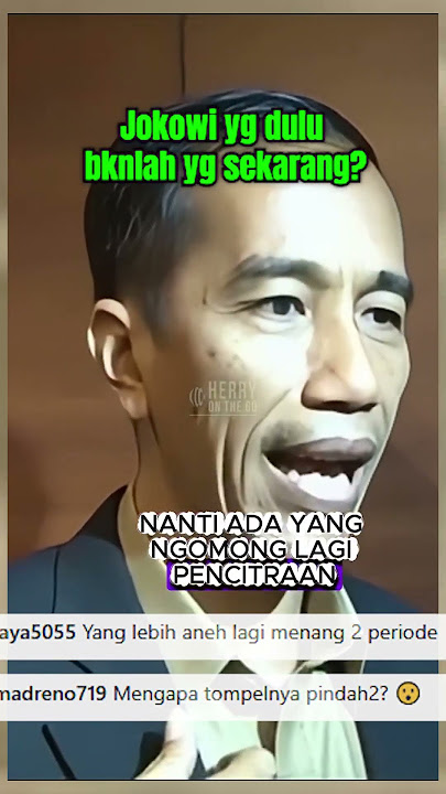 Angry at Being Called Image Building! Is the Jokowi of the Past Not the Jokowi of Today? An Analy...