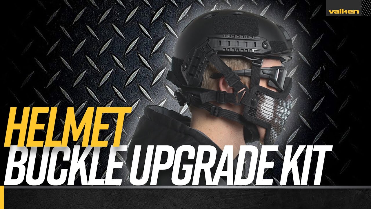 Valken Helmet Buckle Upgrade Kit - YouTube
