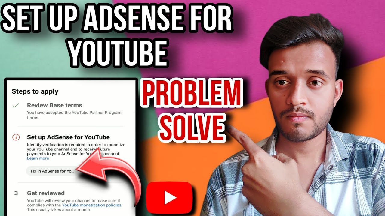Setup Adsense For Youtube problem solve केसे करे | youtube partner ...