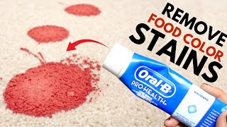 How To Remove Food Coloring From Carpet – Clean Any Type Of Food Coloring Out Of Carpet