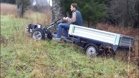 Grillo G107 & PTO-Driven Trailer, Demo