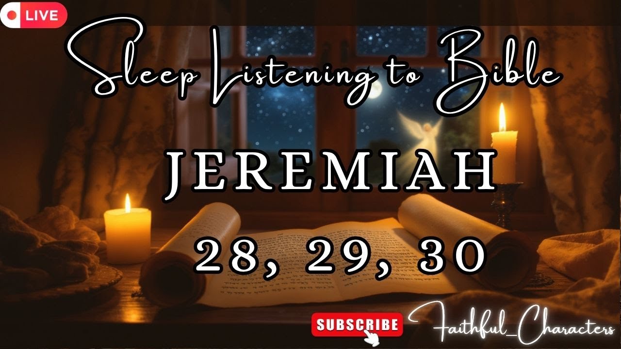 🔴Sleep Listening to Bible | Jeremiah 28, 29, 30 | God’s Calling ...