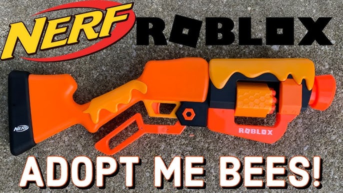 NERF ROBLOX Adopt Me Bees Lever Action Dart Blaster Gun *includes