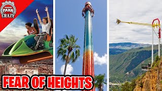 Top 10 SCARIEST Rides  Fear of Heights