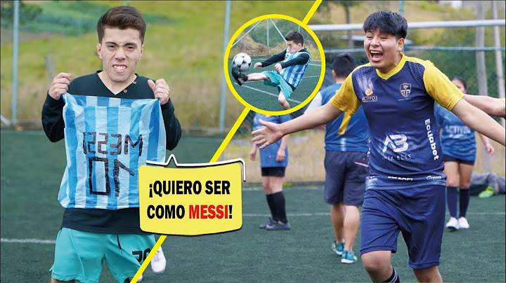 Su SUEÑO siempre fue ser como MESSI y ganar un MUNDIAL