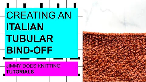 How to Create an Italian Tubular Bind Off