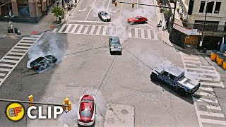 New York Chase - Harpooning Dom's Car Scene | The Fate of the Furious (2017) Movie Clip HD 4K