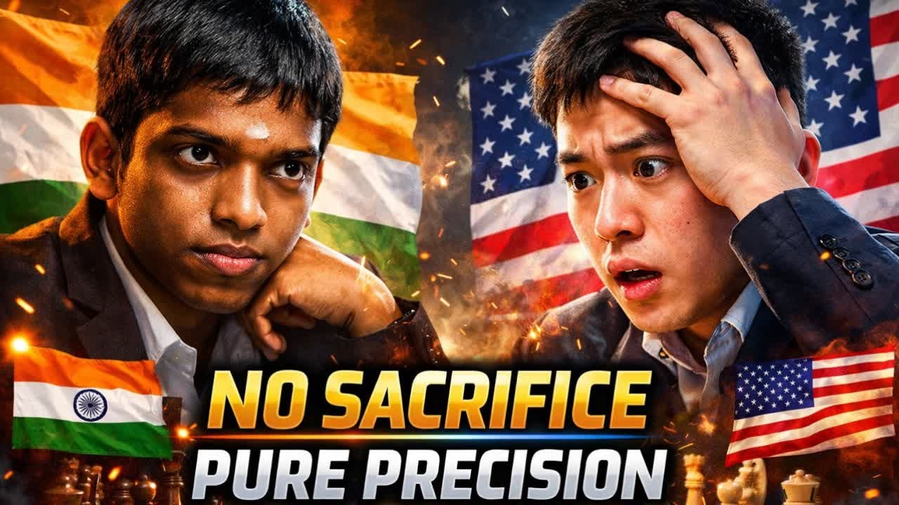 Холодная точность решает всё | Мастер-класс Праггнанандхи под давлением