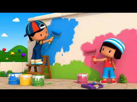 Who Will Paint the Wall Better? 🎨 #education #funny