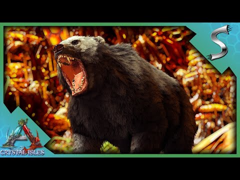 THE HONEY CAVE IS A DANGEROUS PLACE! - Ark: Crystal Isles [DLC E8]