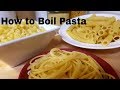 How to boil pasta