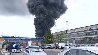 Ogromny pożar odpadów w Siemianowicach Śląskich 10.05.2024