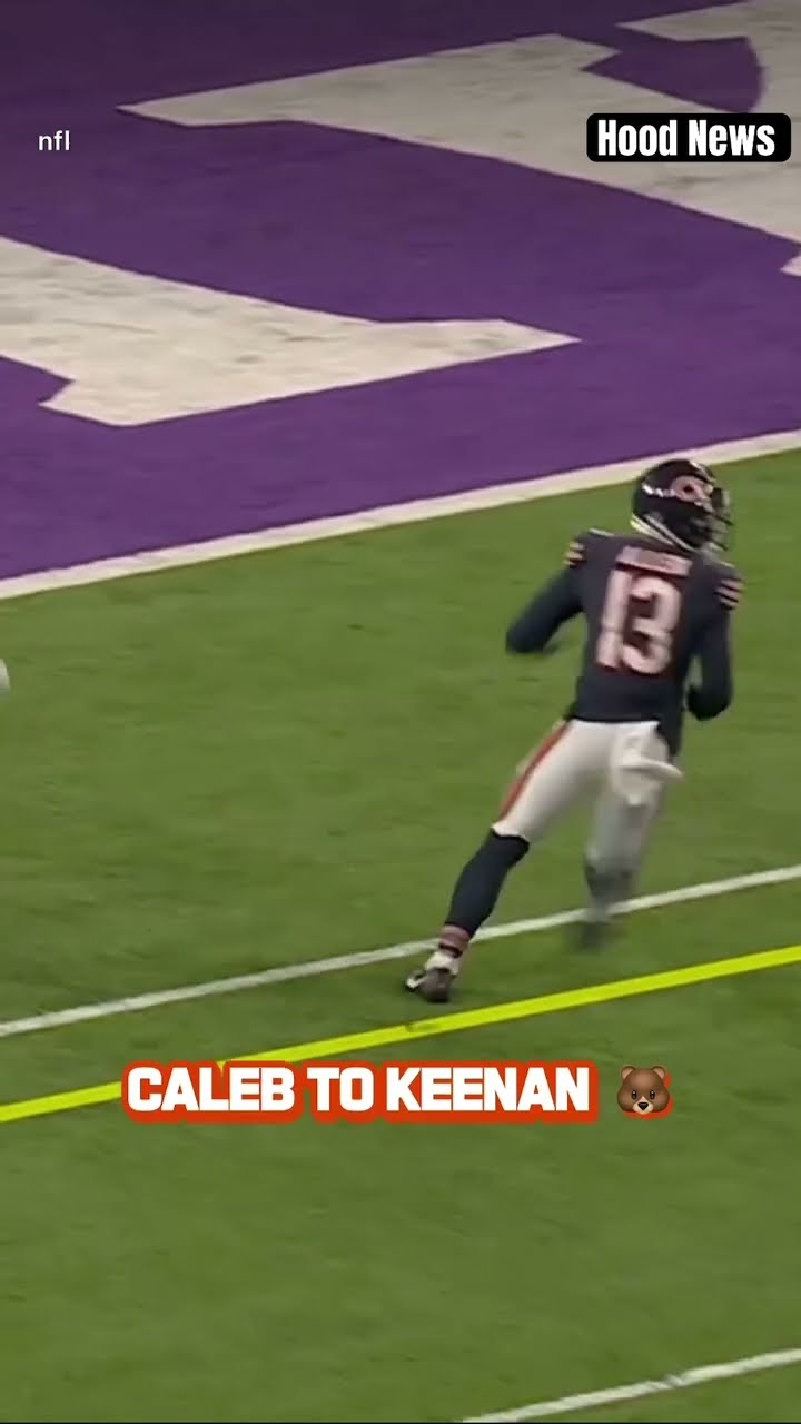 Caleb to Keenan ? #hoodnews #calebwilliams #keenanallen #touchdown #chicagobears #omg #how #wow