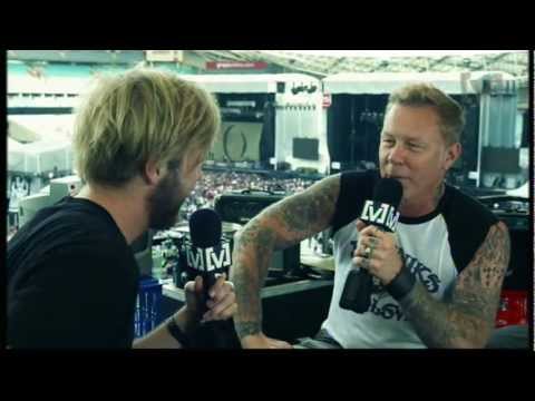 James Hetfield of Metallica Interview - Soundwave Festival 2013