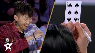 INCREDIBLE Wizard SHOCKS Judges With Amazing Card Tricks!