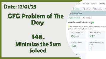 Minimize the sum || C++ || GFG Daily Problem