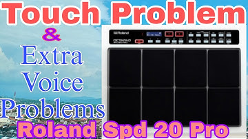 Touch Problem & Extra Voice Problem In Roland Spd 20 Pro #rolandspd20pro #pradeepsarkar #rockyverma
