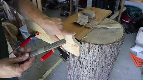 Shaping and Finishing with a Rasp and Sandpaper