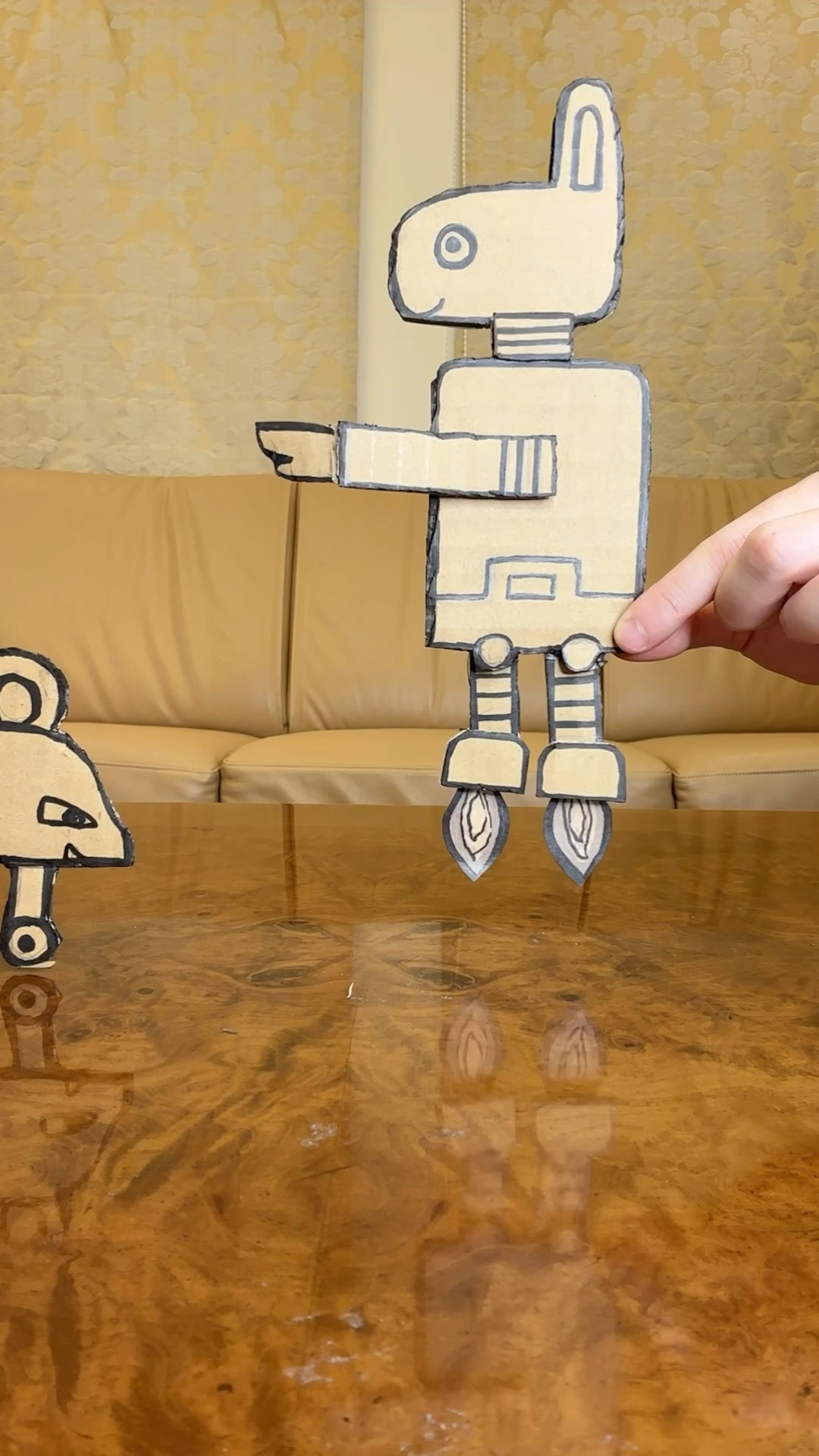 CARDBOARD CAR BECOMES A ROBOT！#asmr