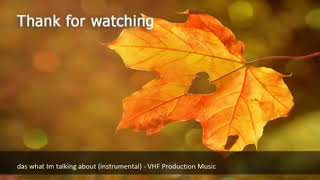 VHF Production Music - das what im talking about (instrumental) [IDENTIFIED]