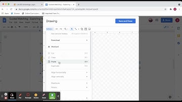 Editing A Drawing On Google Docs