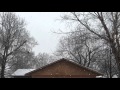 Slo-mo February snow