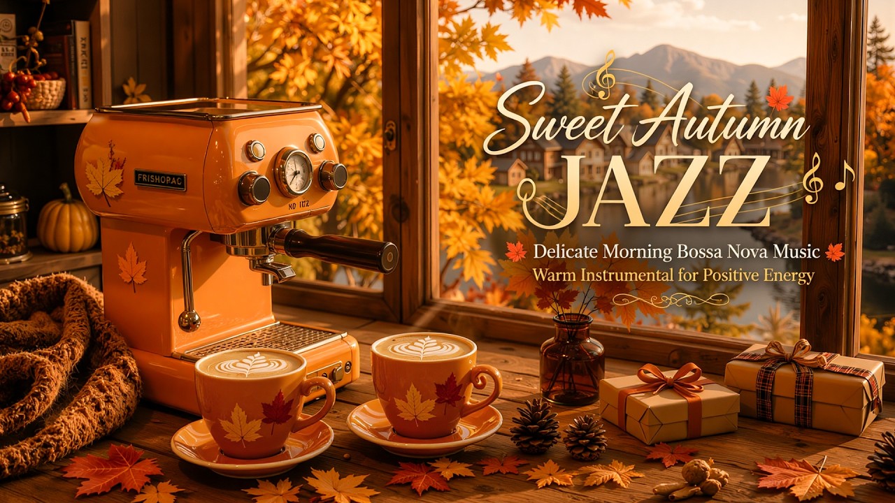 Delicate Sweet Autumn Morning Jazz 🍁☕ Gentle Bossa Nova Coffee