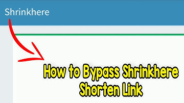 Cara Melewati Link Pemendek Shrinkhere | How to Bypass Shrinkhere Shorten Link