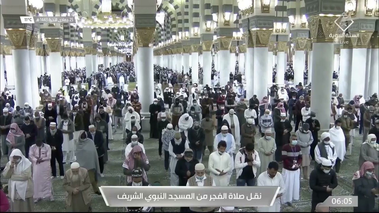 صلاة الفجر الشيخ عبدالمحسن القاسم من المسجد النبوي 25 جمادى الاخرة 1443هـ خواتيم الشورى