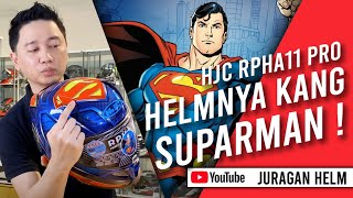 Review : HJC Rpha11 Pro Superman DC | Juragan Helm screenshot 4