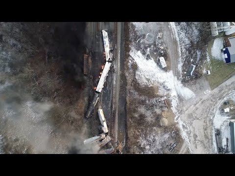 Evacuated residents return home after catastrophic Ohio train derailment