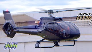 DIRETO DA FABRICA! NOVO Helicóptero AIRBUS H130 PS-VOA Acionamento + Decolagem + Pouso na HELIBRAS