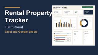 Rental Property Tracker Spreadsheet Tutorial | Excel and Google Sheets | TabwiseStudio Update