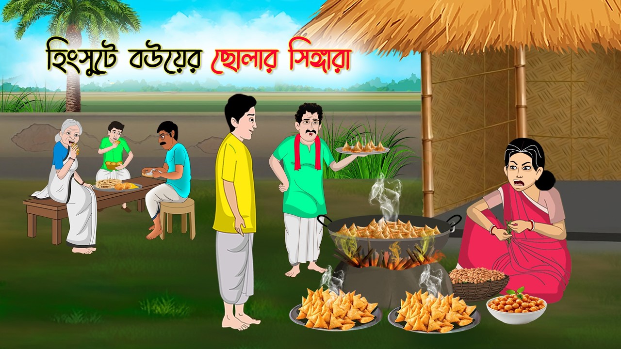 হিংসুটে বউয়ের ছোলার সিঙ্গারা | Bangla Moral Story | Bangla Cartoon | Rupkothar Golpo