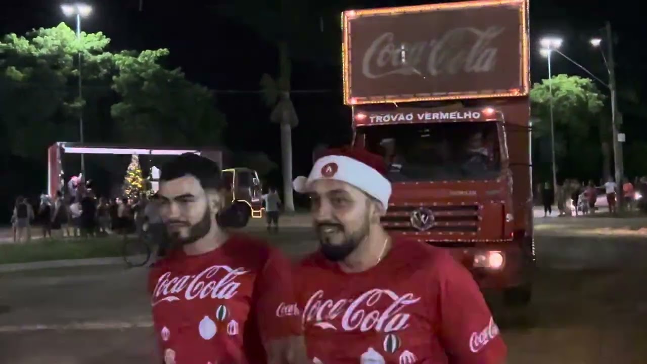 Caravana de Natal Coca Cola na Pq.das Águas em Sorocaba 15/12/2023