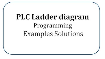 #Mechatronics#PLC#Examples                          PLC Ladder diagram examples solutions