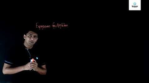 Expression for AM Waves